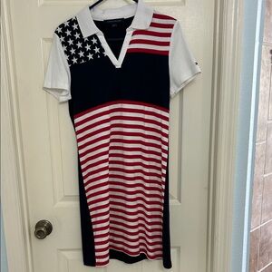 Tommy Hilfiger Red, White & Blue Polo Stripe Dress